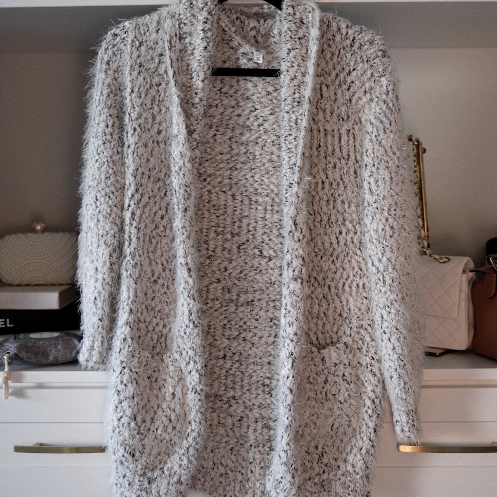 BP Cozy gray knit Cardigan XXS